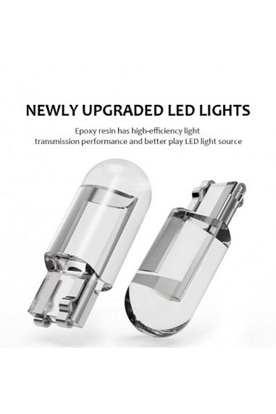 Xenon Bright Car LED T10 (W5W) COB waterproof, without canbus