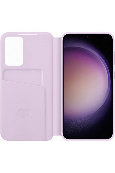Samsung Smart Clear View Cover for Galaxy S23 Plus, EF-ZS916CVEGWW, Lilac