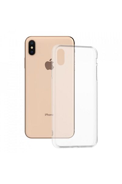 Techsuit IPhone XS Max Case - Clear Silicone - Transparent