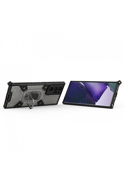Techsuit Case for Samsung Galaxy Note 20 Ultra / Note 20 Ultra 5G - Honeycomb Armor - Black