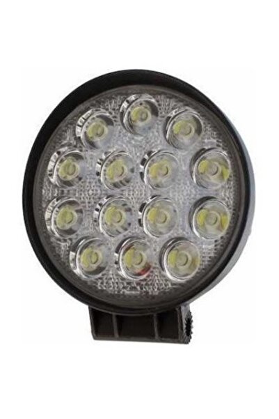 Xenon Bright Proiector LED auto off-road 42W/12V-24V, 3080 lumeni, rotund, fa...