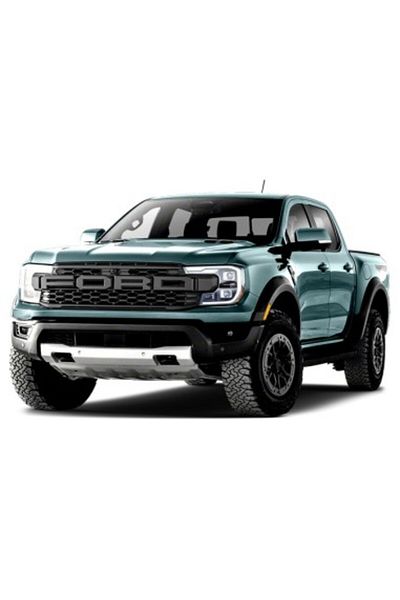 Xenon Bright Grilă radiator stil Raptor, neagră mată cu LED-uri portocalii, Ford Ranger T9 2022-2024