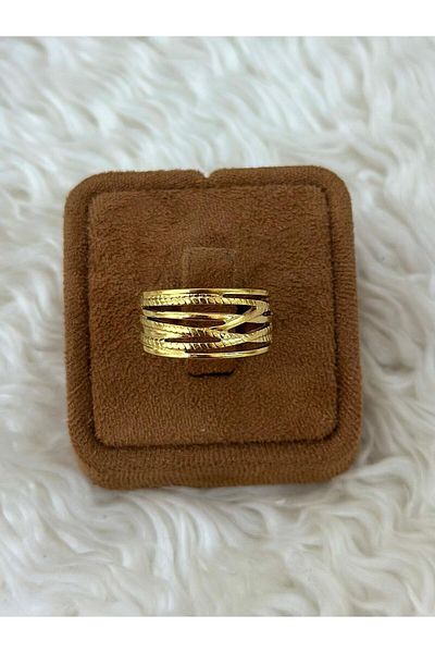 BY YASİN TOPÇU Braid Dance Adjustable Steel Ring