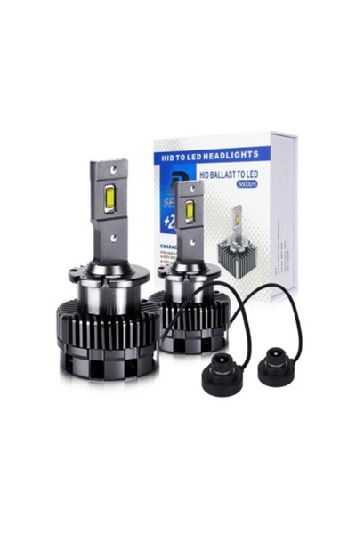 Xenon Bright Set de 2 LED-uri D2S Plug&Play, Canbus, 6000k, 70W, 8400 Lm, 12V-24V