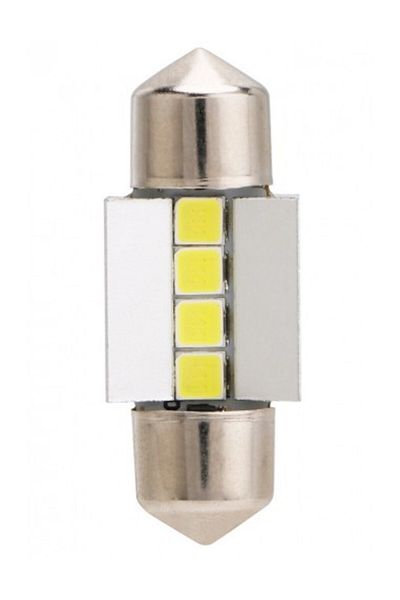 Xenon Bright Bec auto cu LED-uri 31mm Canbus 4 SMD Epistar 3030 fără polaritate - BTLE5014