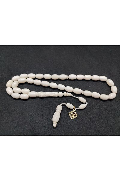 İskeçe Exclusive İskeçeli Cemil Master's Work İmame Hitame Pen Art Hand Size Camel Bone Certified 8095