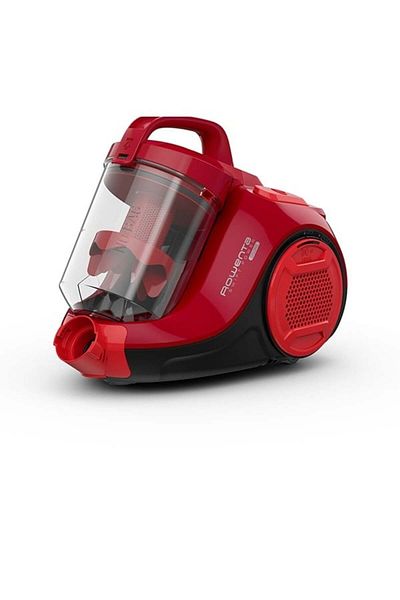 Rowenta Bagless Vacuum Cleaner Swift Power Cyclonic Ro2913ea, 1.2l, 750w, 77db, Red-black
