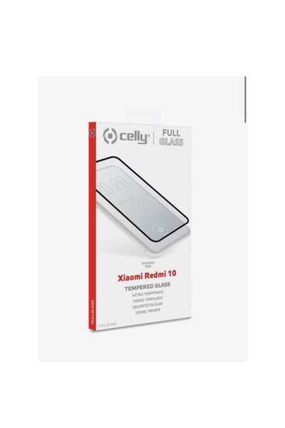 Celly Folie Protectie Sticla Securizata, Compatibil Xiaomi Redmi 10, Full Glue