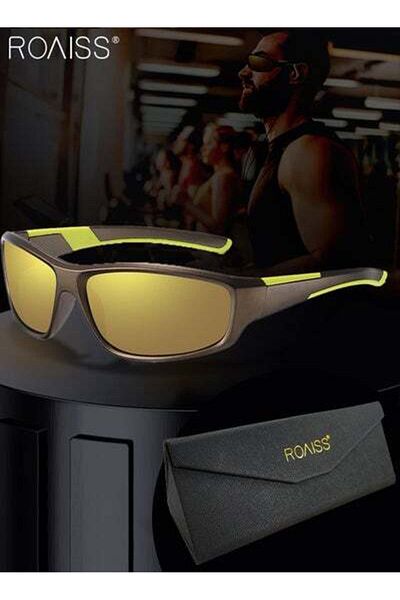 ROAISS Polarized Sports Sunglasses for Men Women, UV400 Protection Driving Glasses, Cycling Goggle