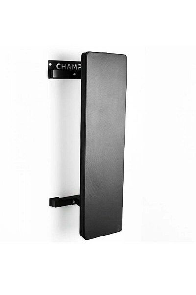 Champ Kit Flat Bench Holder | Wall Mounted | Maximize Your Space, Black
