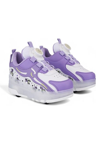 YVZ Skate Lighted Sports Shoes Wheels Sneakers Skateboard Shoes Orthopedic Model