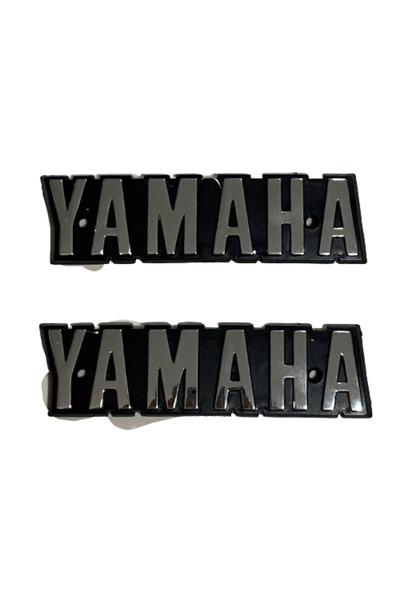 MotoExpress Yamaha Rx115 1998-2003 Kabartma Depo Yanı Amblemi Yazısı Gri