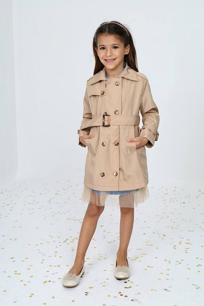HÇ Hülya Çelik KİDSWEAR 2018 Girl's Trench Coat