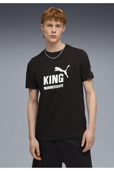 Puma Pánske tričko s logom Manchester City KING