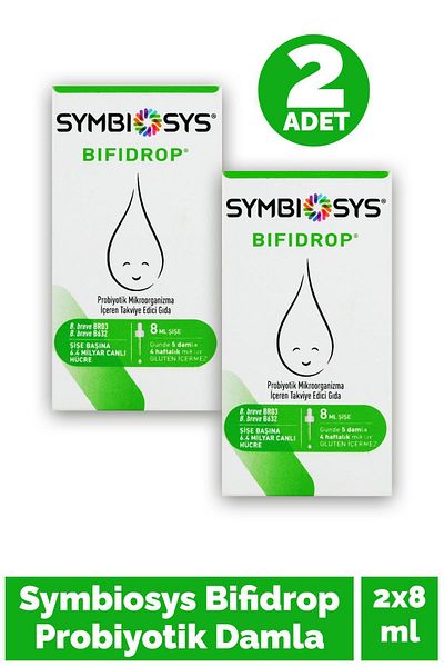 bıocodex Symbiosys Bifidrop Probiotic Drops 8 ml 2 Pieces