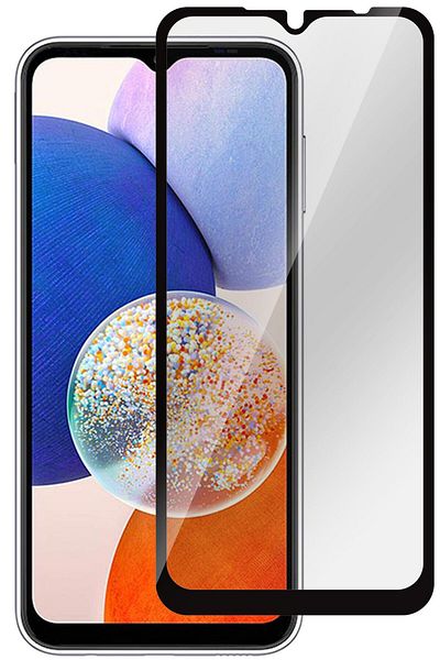 eSTUFF Samsung Galaxy A14 4G/A14 5G Szkło Hartowane, Pełne Krycie, Titan Shield., ES504095