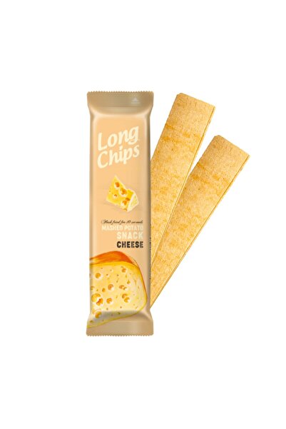 long chips وجبة خفيفة من البطاطس المهروسة بنكهة الجبن - رقائق البطاطس بنكهة ا...