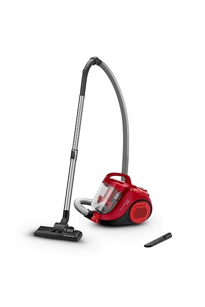 Rowenta Bagless Vacuum Cleaner Swift Power Cyclonic Ro2913ea, 1.2l, 750w, 77db, Red-black