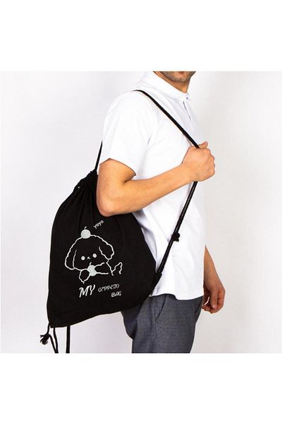 mygeppetobag Water Resistant Waterproof Quality Impertex Fabric Drawstring Backpack Bag 36X45Cm