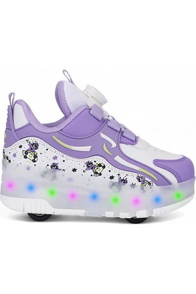 YVZ Skate Lighted Sports Shoes Wheels Sneakers Skateboard Shoes Orthopedic Model