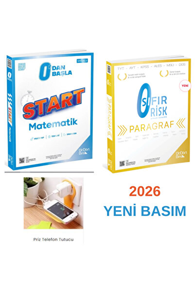 Arı Yayıncılık ÜçDörtBeş 0 Dan Başla Start Matematik + Paragraf Sıfır Risk 2 ...