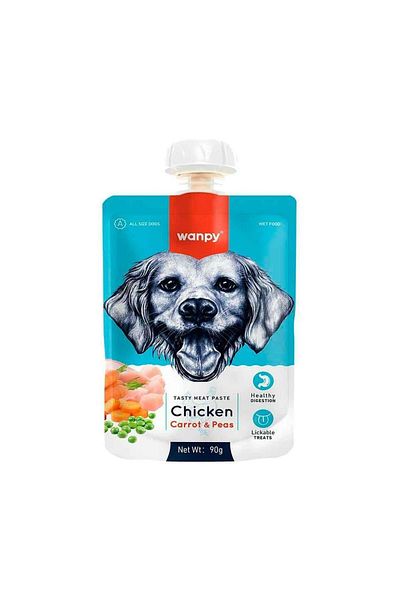 Wanpy Taze Tavuklu&havuçlu Köpek Et Mezesi 90 gr