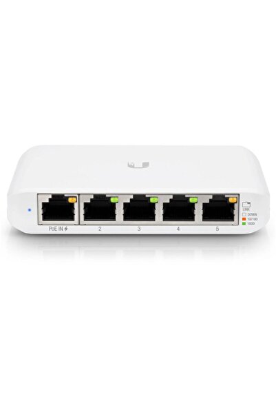 Ubiquiti UniFi USW-Flex Mini Switch Gigabit PoE cu 5 porturi, USB-C 5V