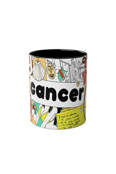 DUBLEMETRE Cancer Zodiac Printed Mug