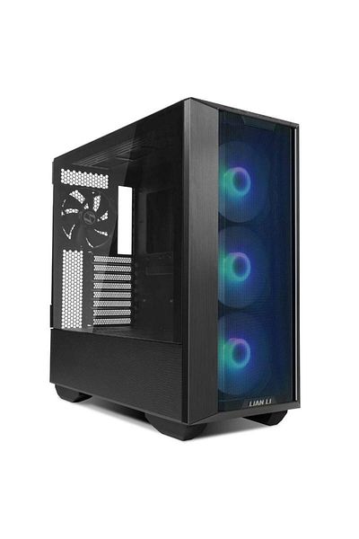 Lian Li LANCOOL III E-ATX Mid-Twr RGB negru, PCI-Slots 8, Preinstalled fans 4x 140 mm