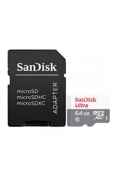 SanDisk Card de Memorie MicroSDHC , 64GB, Adaptor SD, Class 10