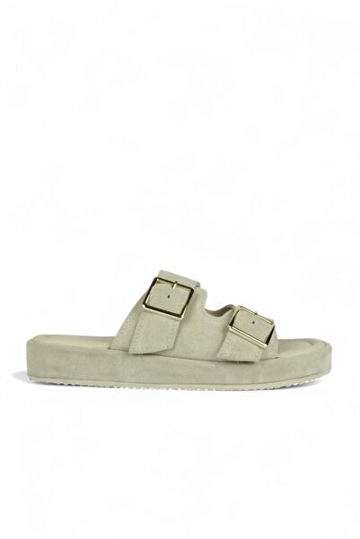 Fitbas 411007 319 Γυναικείες παντόφλες σε χρώμα άμμου μεγάλου και μικρού μεγέ...