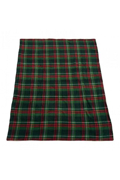 Heinner FLEECE BLANKET 150X200 CM-GREEN CHECK