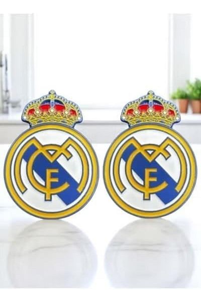 Toybox ملصق ريال مدريد قطعتين بحجم صغير للهاتف