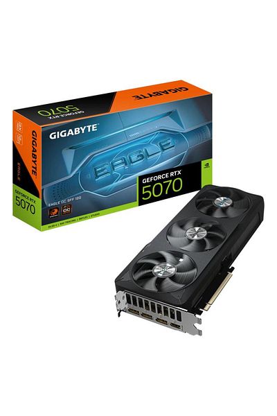 Gigabyte Placa Video GEFORCE RTX 5070 EAGLE OC SFF 12GB GDDR7 192 bit, PCIE 5.0, 3x DP 1x HDMI
