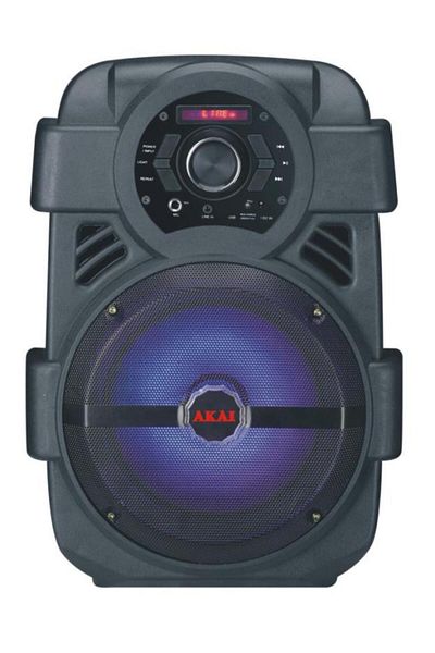 AKAI Active portable speaker ABTS-808L, 10 W, Bluetooth, USB, Aux in, FM radio, digital karaoke,