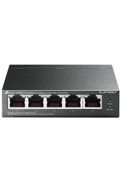 TP-LINK Switch TL-SF1005LP, 5 Port, 10/100 Mbps