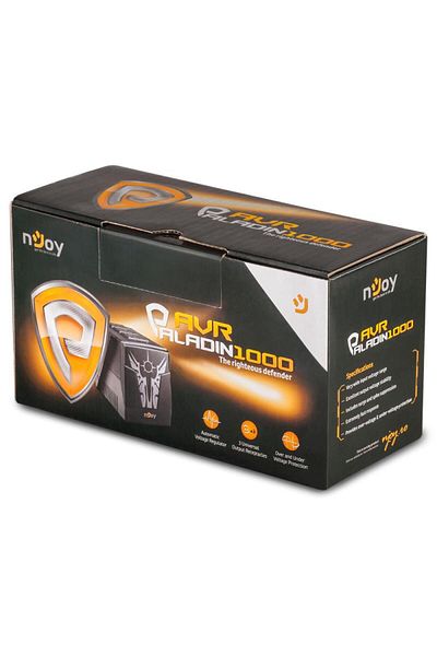 nJoy AVR Paladin 1000, 1000VA/500W, 3 Schuko Sockets, Over and Under Voltage Protection