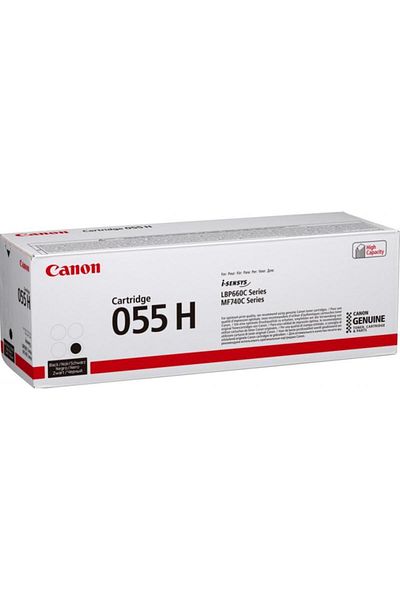 Canon Toner CRG055H black, high yield, capacity 7.6k pages, for LBP66x, MF74x.