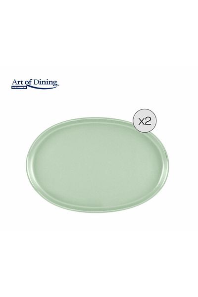 Heinner SET 2 PLATOURI CERAMICA 30x20 CM, YVONNE, ART OF DINING BY