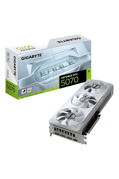 Gigabyte Placa Video GEFROCE RTX 5070 EAGLE OC ICE SFF 12GB 192 bit, PCIE 5.0, 3x DP 1x HDMI