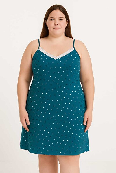 MODA Women's Plus Size Milan Fabric Nightgown and Home Dress - Wide Cut - Sizes in Product Description