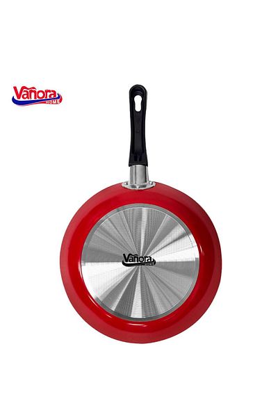 vanora PRESSED ALUMINUM PAN 24x4 CM, PRIMO, RED