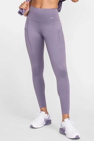 Nike Trainng Go Dri Fit InfinaLock Leggings 7/8 cu talie înaltă 6 buzunare Reflector cu talie înaltă