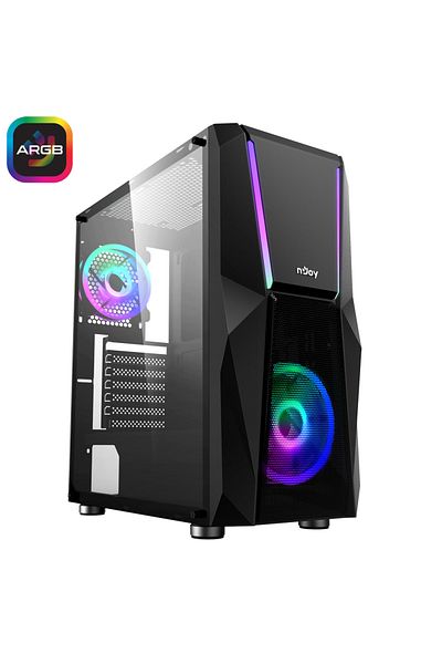 nJoy Fort case, Mid Tower BLACK