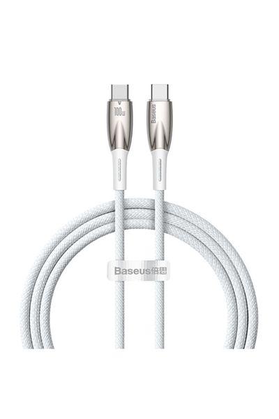 Baseus Cablu alimentare si date Glimmer, Fast Charging Data Cable pt.smartphone, USB Type-C la