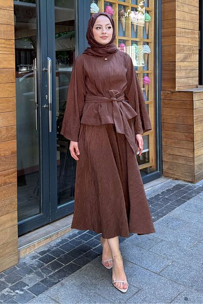 Ovn. Princess Pop Skirt Suit - Brown