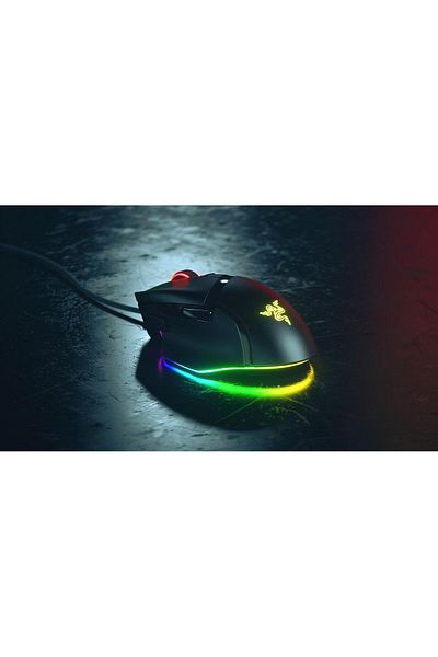 RAZER Basilisk V3 RGB Wired Mouse, 10+1 Programmable Buttons, Razer™ HyperScroll Tilt Wh