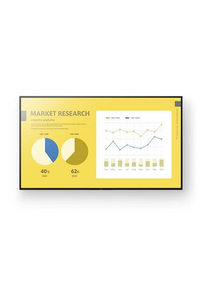 Sony Monitor signage EZ20L, 75, 350nit, 16/7, UHD, D-LED, 10ms, contrast static 1200:1, mătuir