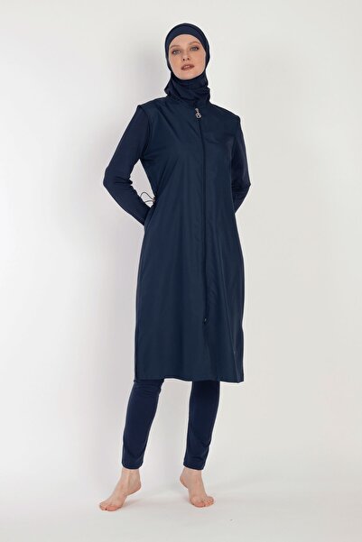 InStyle 6045A-B Μαγιό Dark Navy Blue Hijab