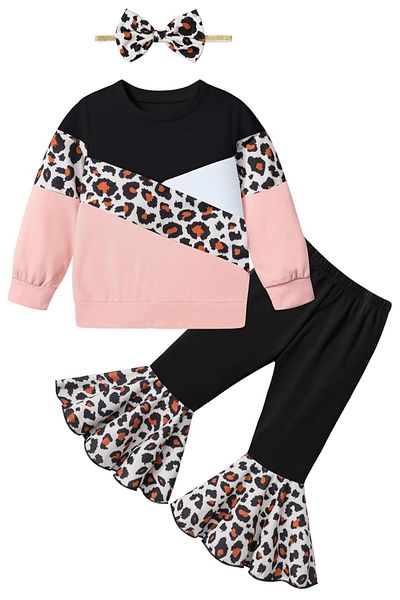 OEM Set of flared pants, blouse and headband for girls, 4-5 years, 104-110cm